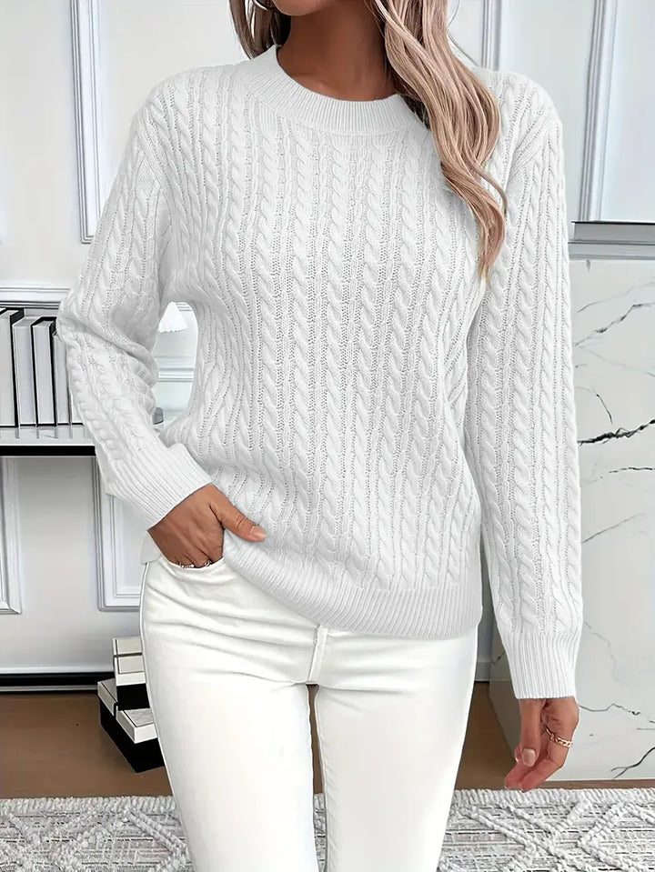 BERNILA | WINTER CABLE KNIT JUMPER