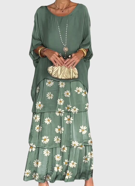 Elara Grace Flow Dress