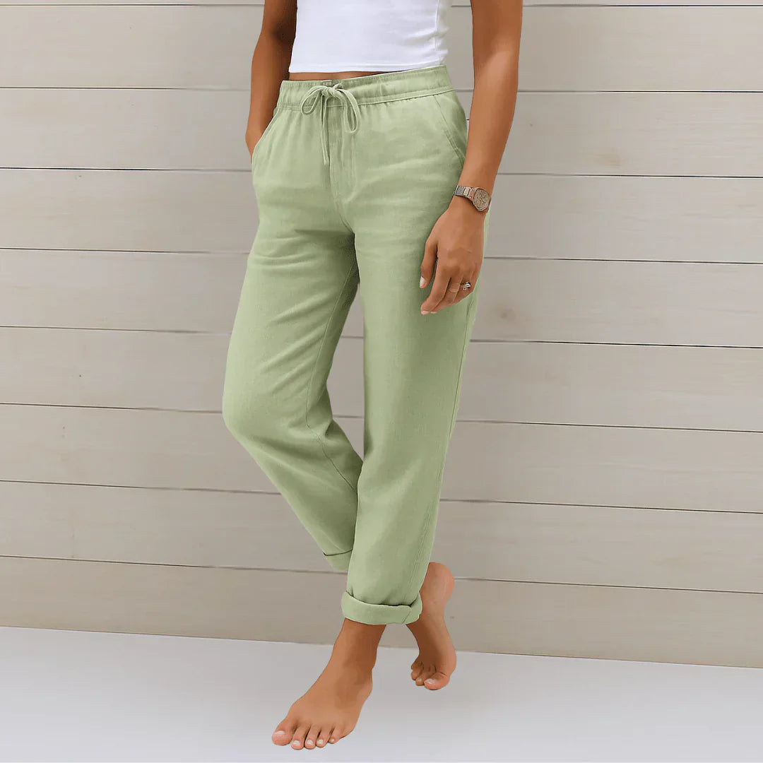 Elena | Relaxed Linen Trousers