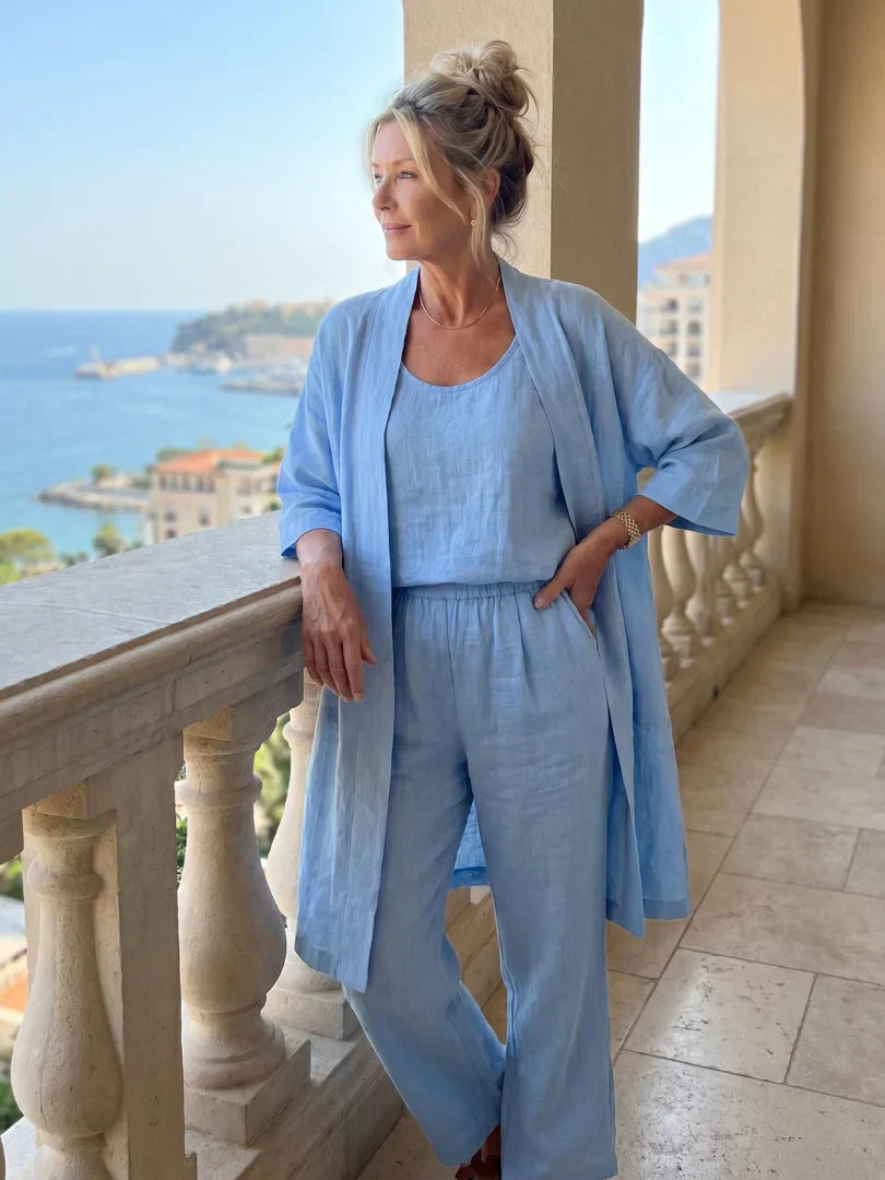 Winifred | The Relaxed Linen-Look Two-Piece