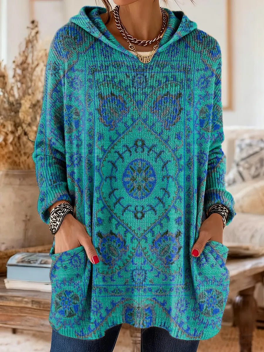 Dorothea | Hooded Knit Tunic