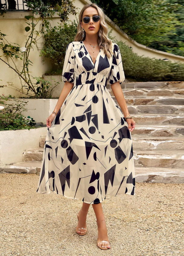 Arabella | Floral Midi Dress