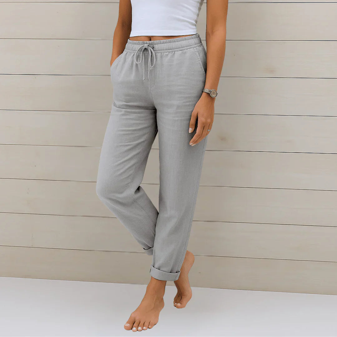 Elena | Relaxed Linen Trousers