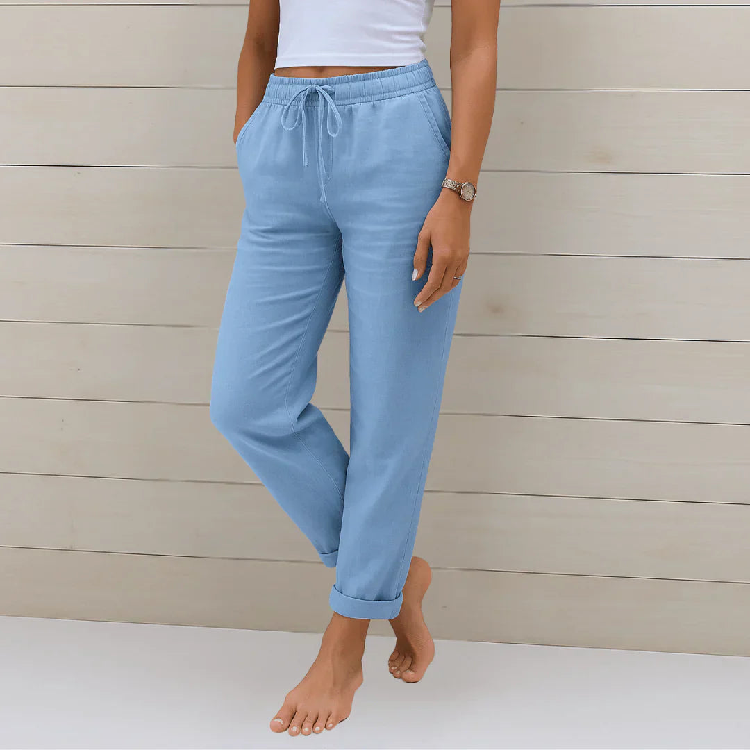 Elena | Relaxed Linen Trousers
