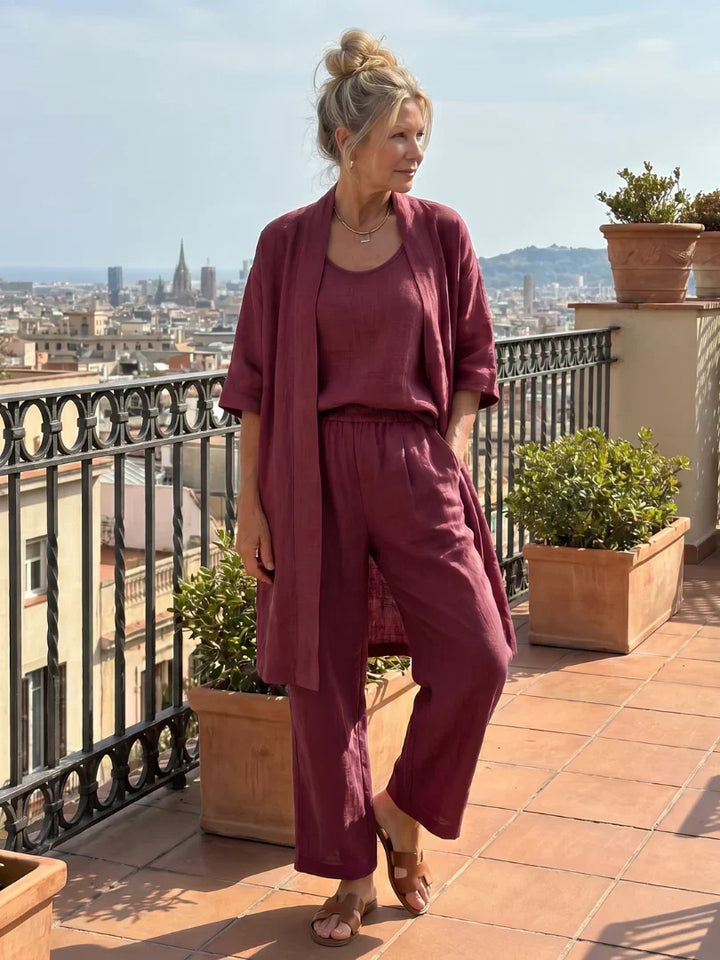 Winifred | The Relaxed Linen-Look Two-Piece