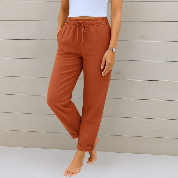 Elena | Relaxed Linen Trousers
