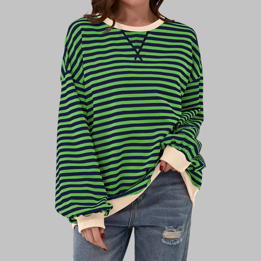 Grace | Classic Striped Sweatshirt