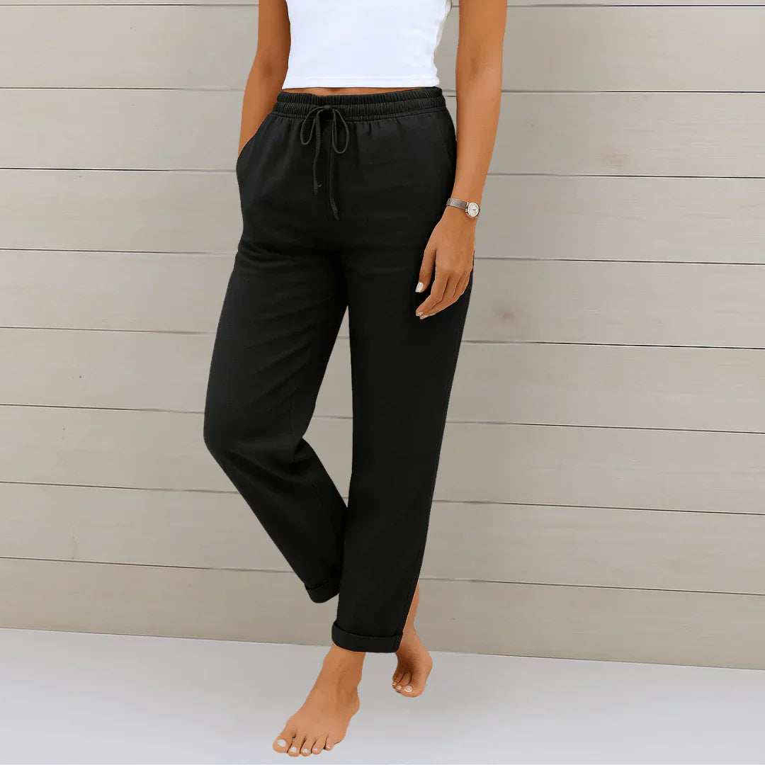 Elena | Relaxed Linen Trousers