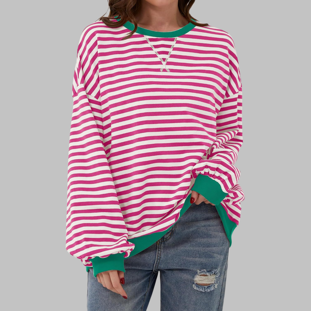Grace | Classic Striped Sweatshirt