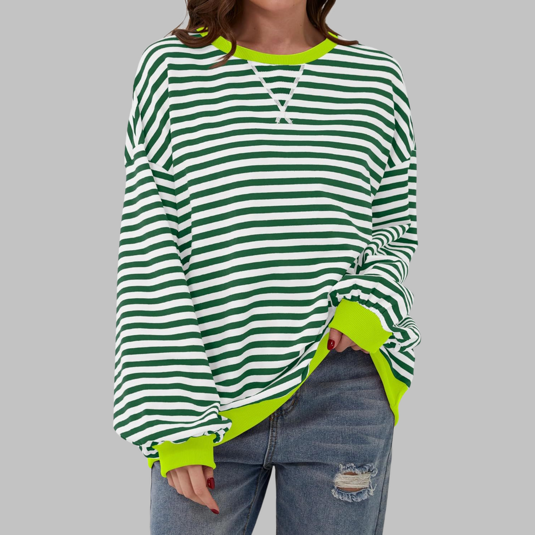 Grace | Classic Striped Sweatshirt