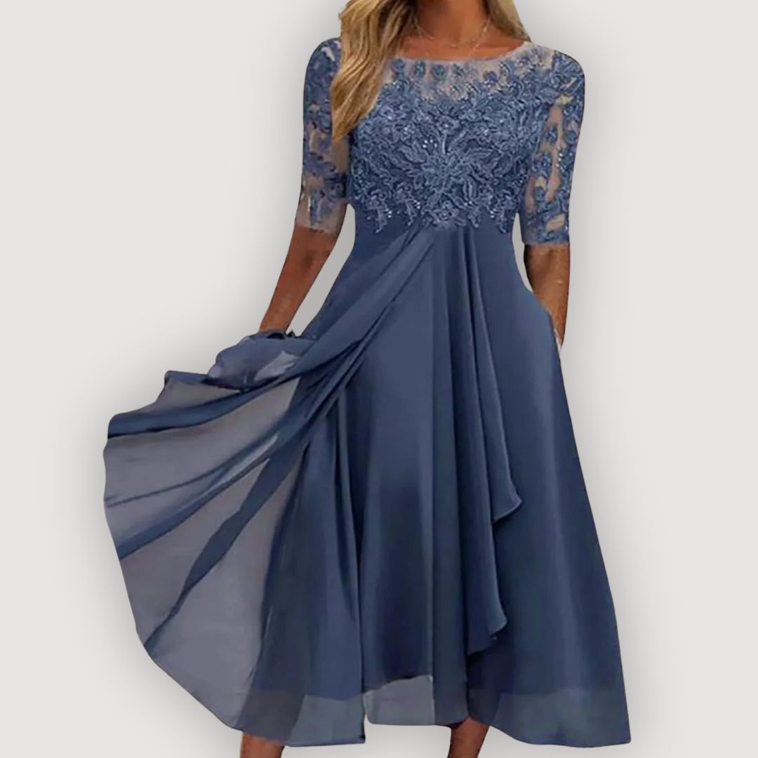 Hawthorne Midi Dress with Soft Shape and Gentle Definition