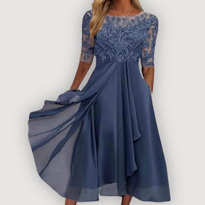 Hawthorne Midi Dress with Soft Shape and Gentle Definition