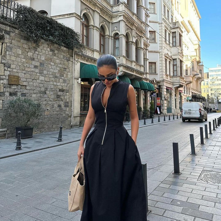 Isadora | The Sleeveless Sculpting Maxi Dress