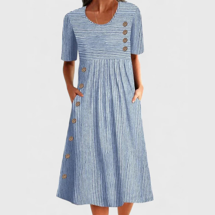 Breathable Comfort Midi Dress