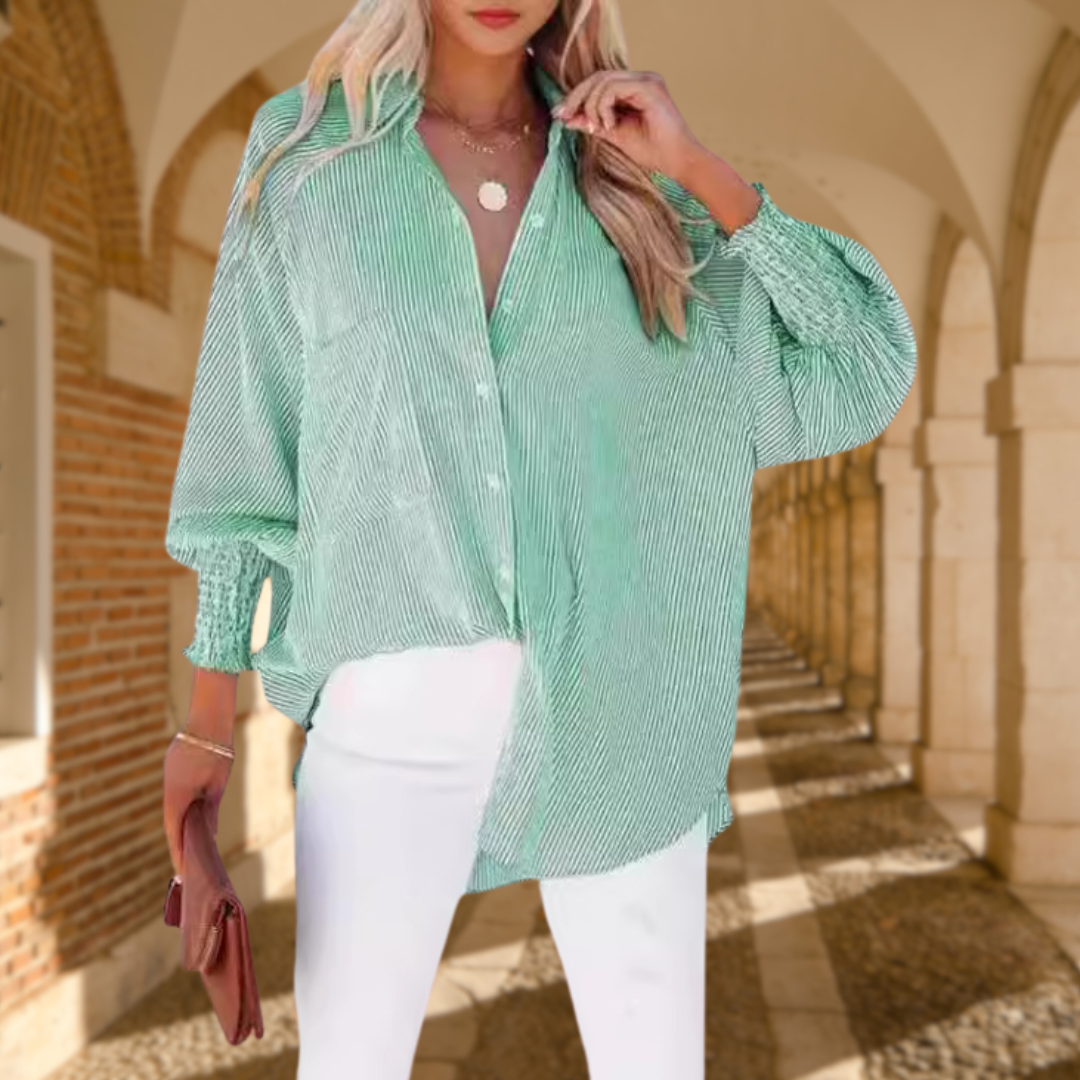 Beatrice | Relaxed-Fit Button Shirt