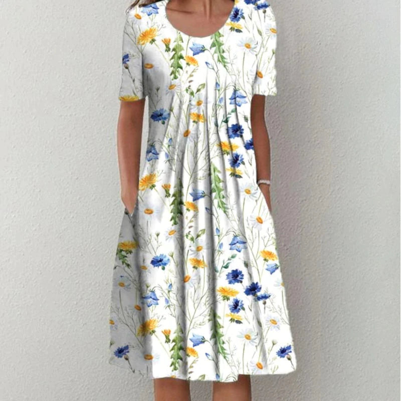 Margot | Flattering Cotton Day Dress