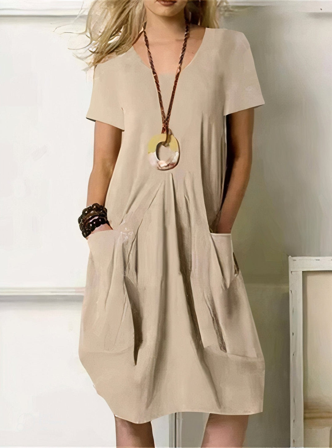 BreezeFlow Pocket Dress