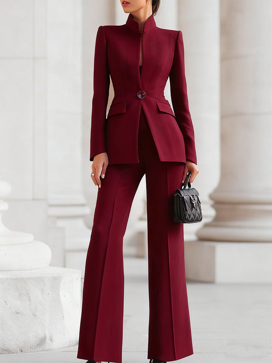 ADRIELLE | ELEGANT BLAZER & TROUSER SUIT SET