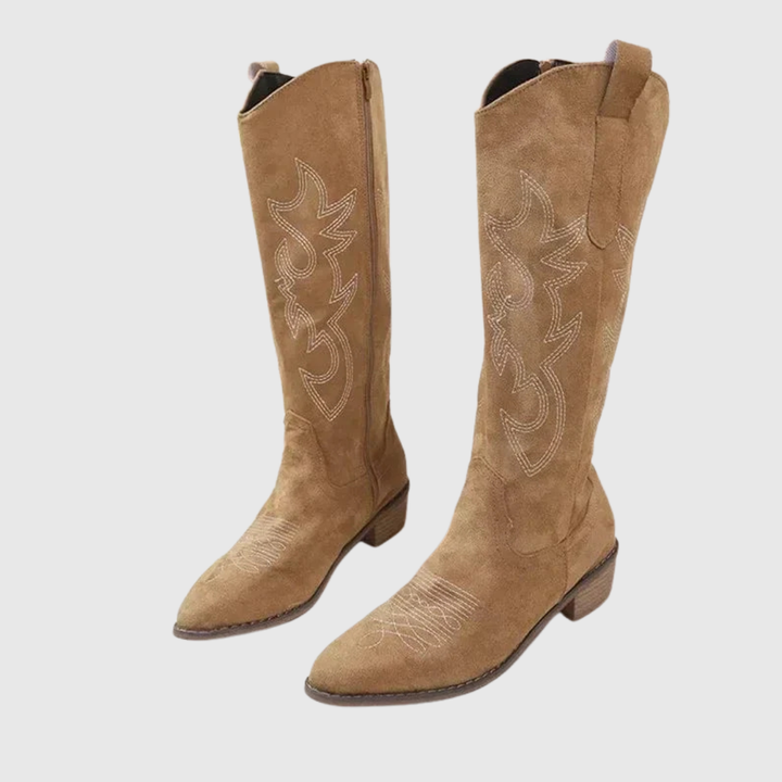 Valenne | Charm Leather Boots