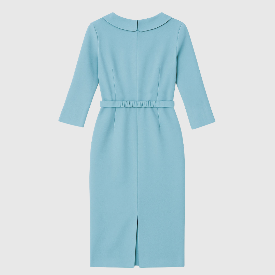 ALICE | DRAPED PENCIL MIDI DRESS