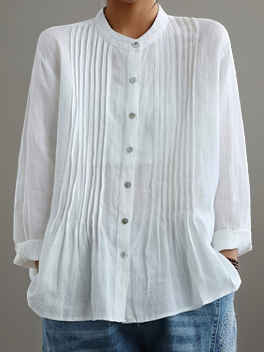 Harrington Blouse with Easy, Relaxed Fit