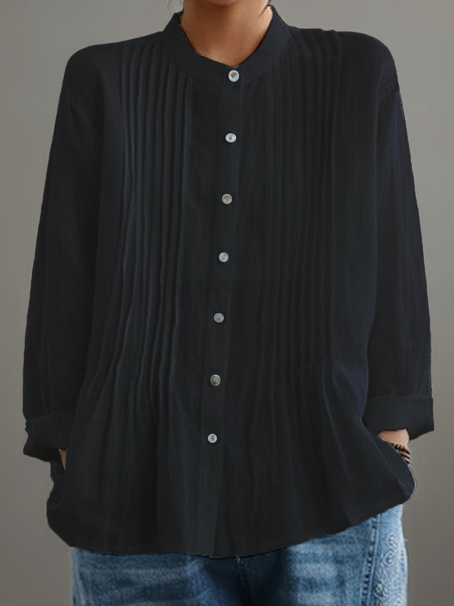 Harrington Blouse with Easy, Relaxed Fit