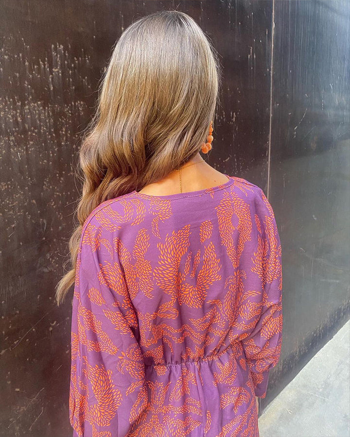 SERENA™ Flattering Comfort Wrap Maxi Dress