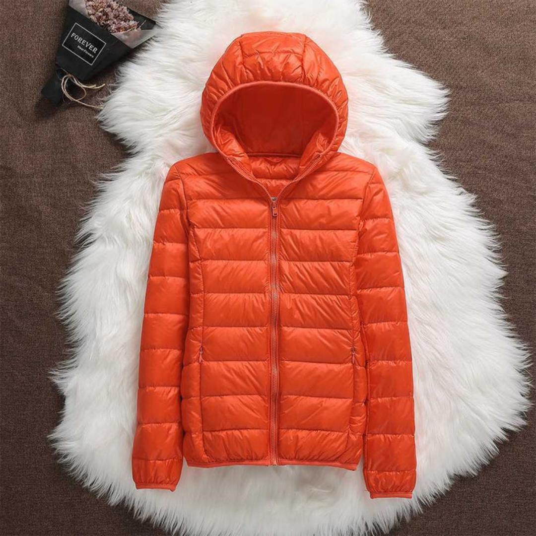Metta Transitional Padded Jacket | Orange