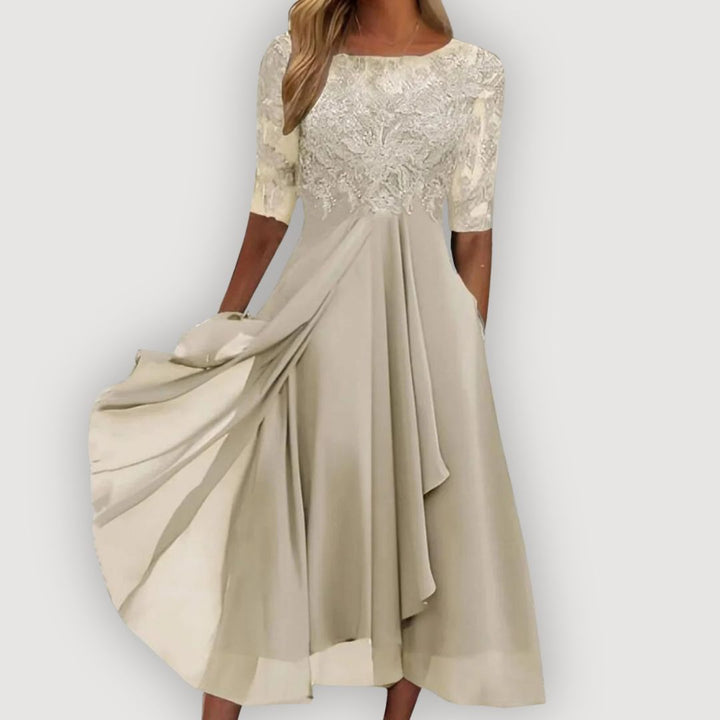 Hawthorne Midi Dress with Soft Shape and Gentle Definition