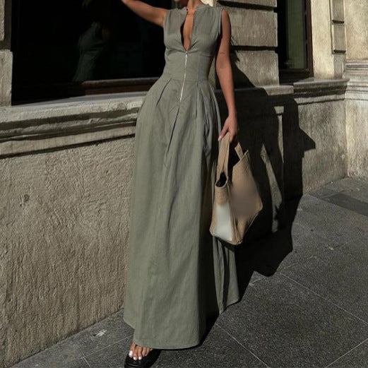 Isadora | The Sleeveless Sculpting Maxi Dress