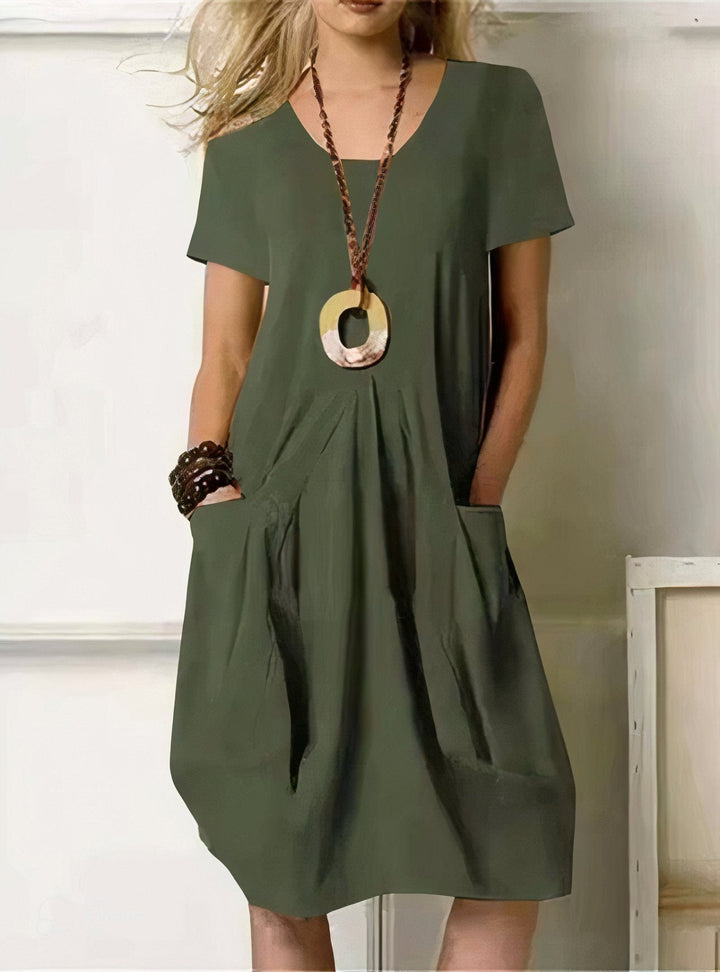 BreezeFlow Pocket Dress