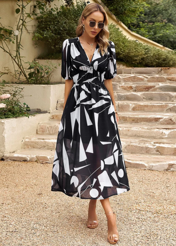 Arabella | Floral Midi Dress