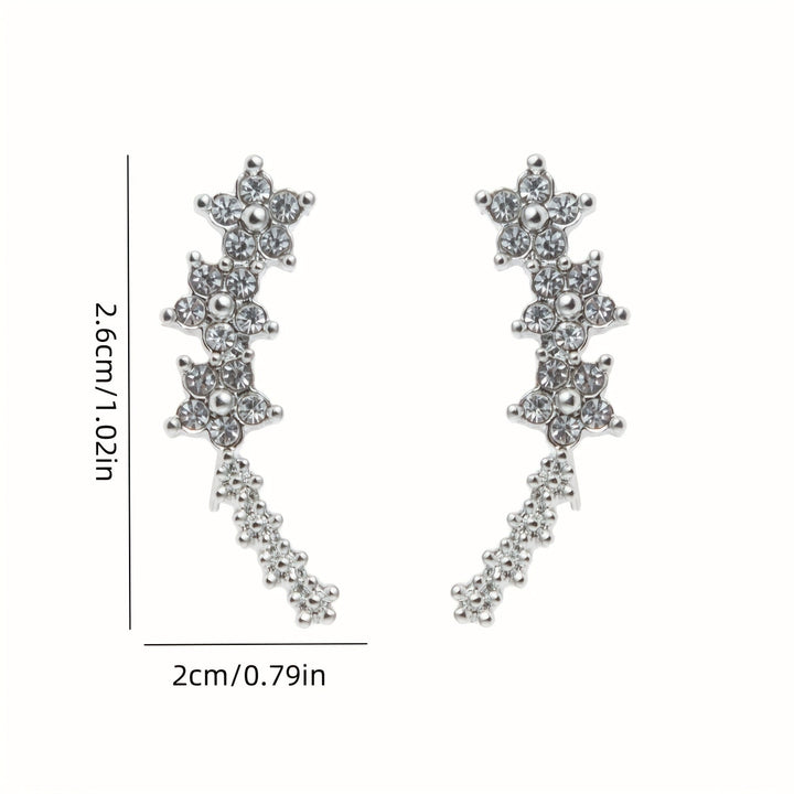Elena | Light Catching Floral Earrings
