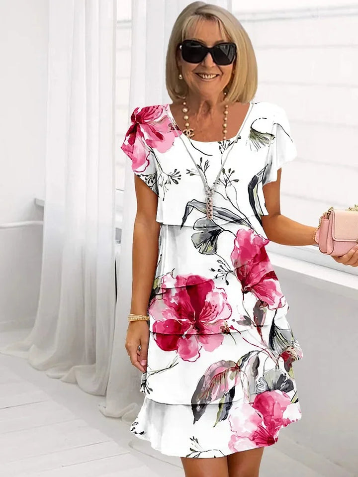 Imogen | Ruffle A-Line Dress