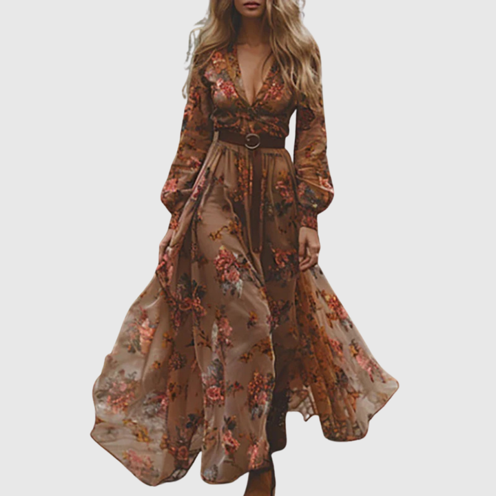 ALINA SOLEIL | ROMANTIC BOHO MAXI DRESS