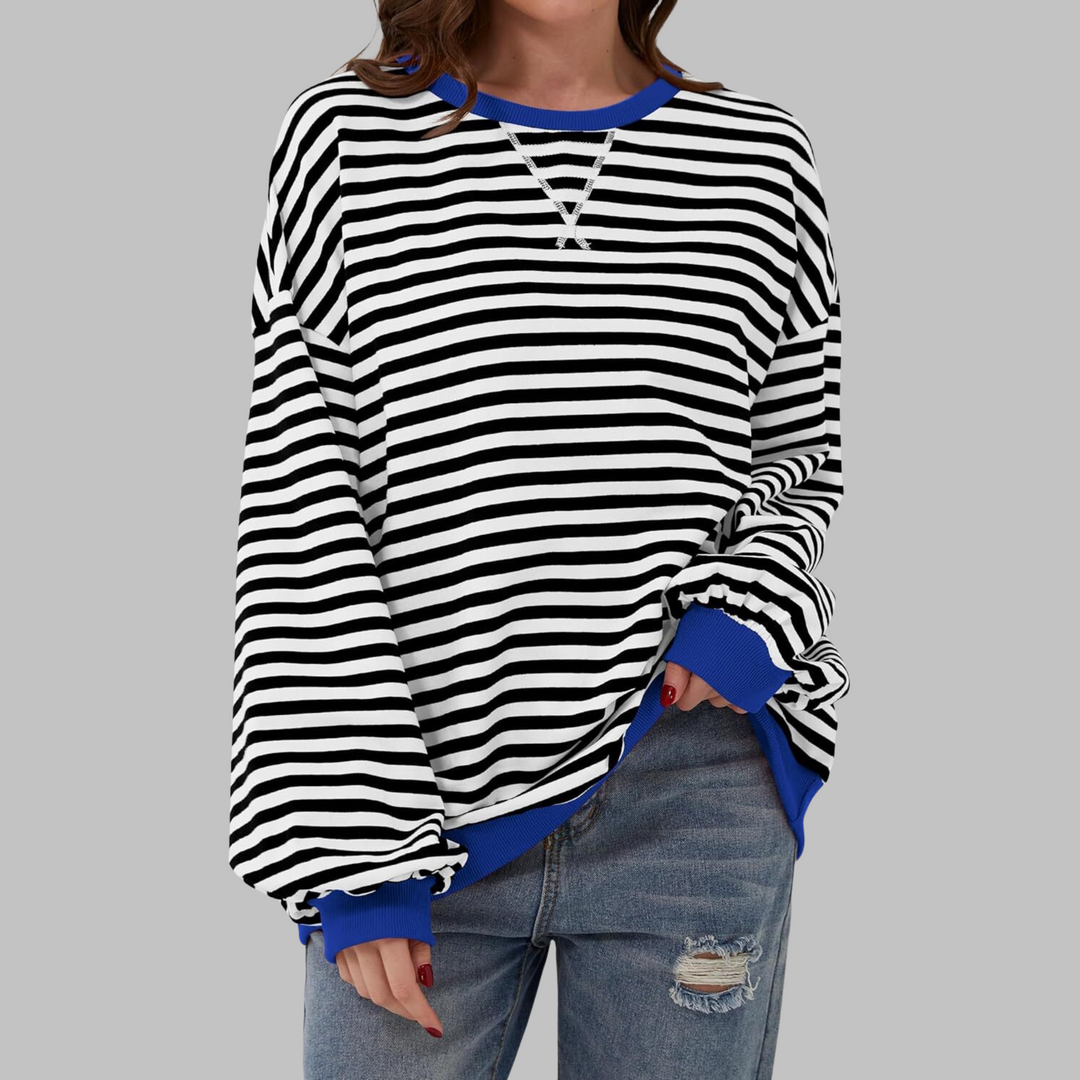 Grace | Classic Striped Sweatshirt
