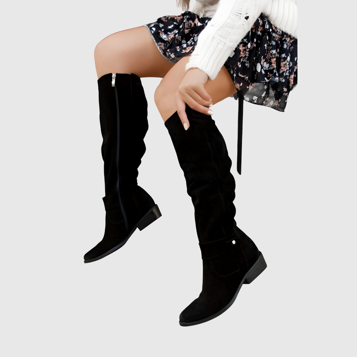Odalia | Knee-High Leather Boots