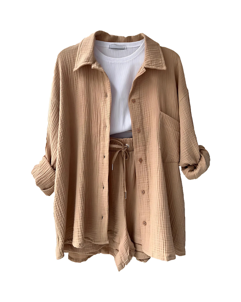 Phoebe | Cotton Shorts Set