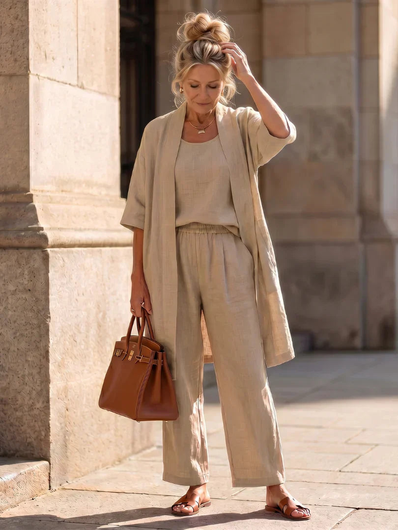 Winifred | The Relaxed Linen-Look Two-Piece