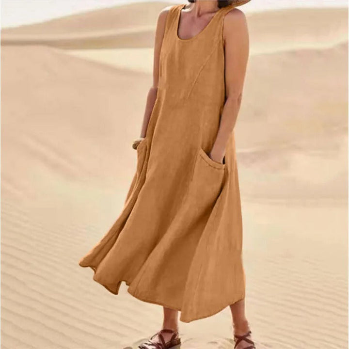 Tina Summer Linen Dress