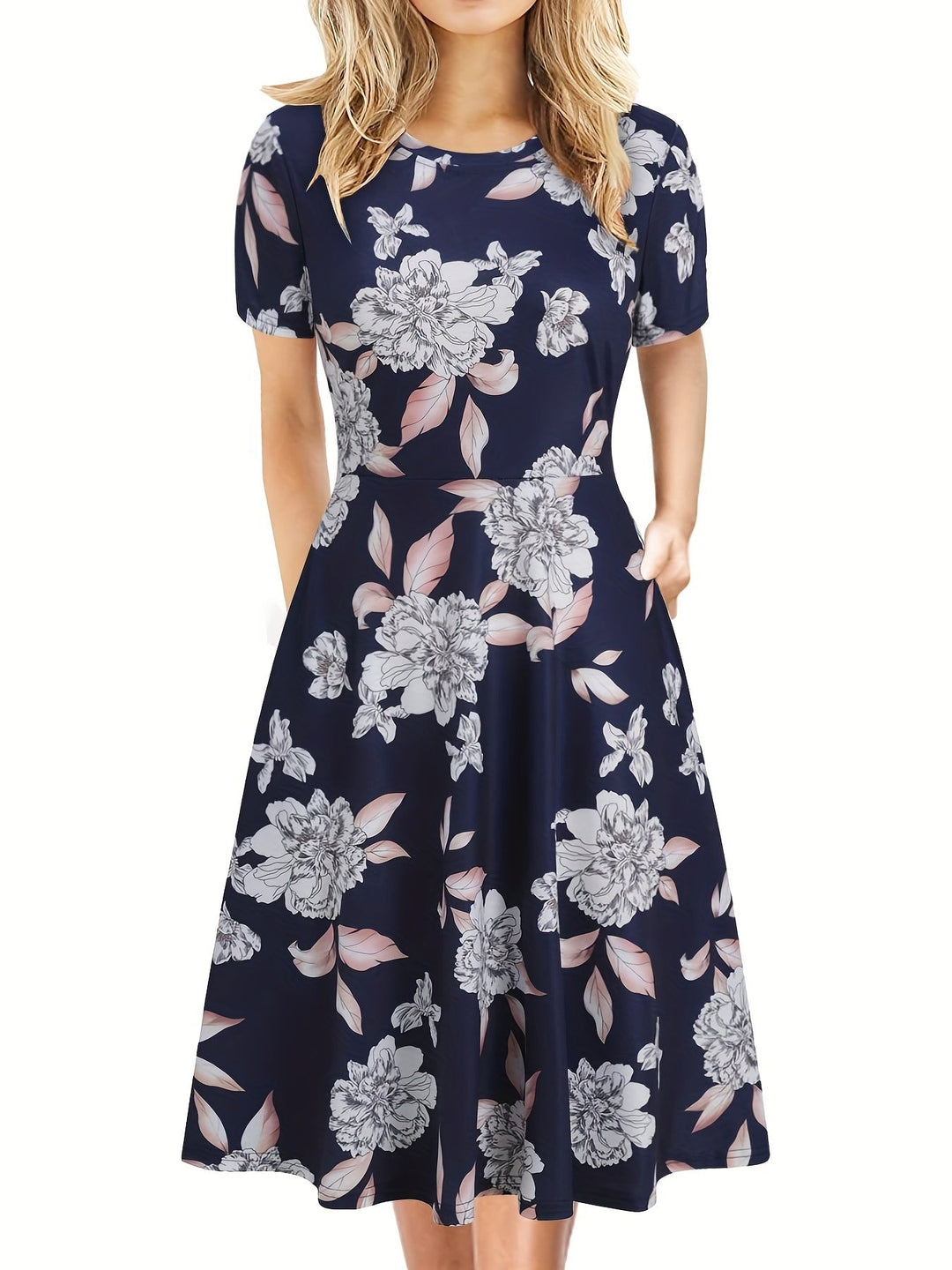 Evelyn Quinn | Retro A-Line Summer Dress