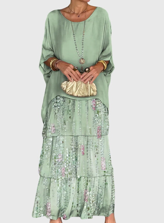 Elara Grace Flow Dress