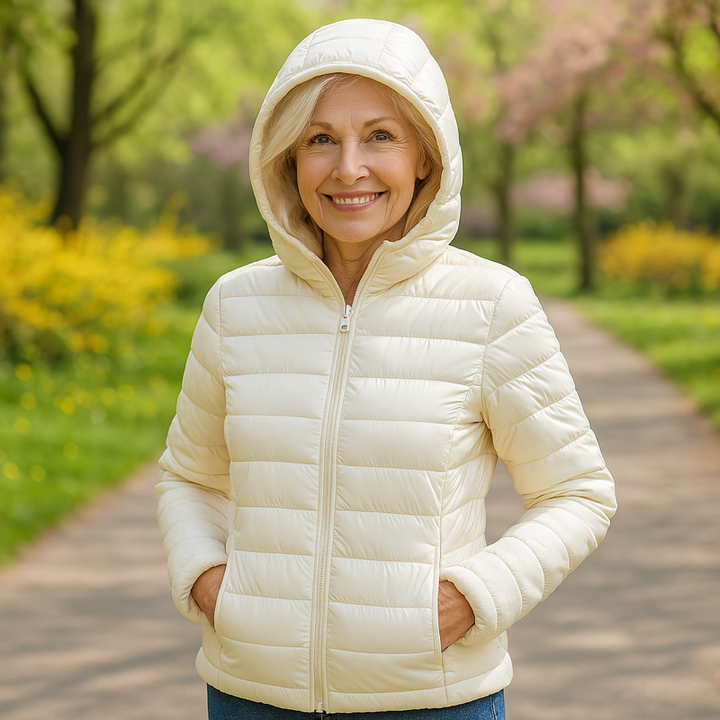 Metta Transitional Padded Jacket | White