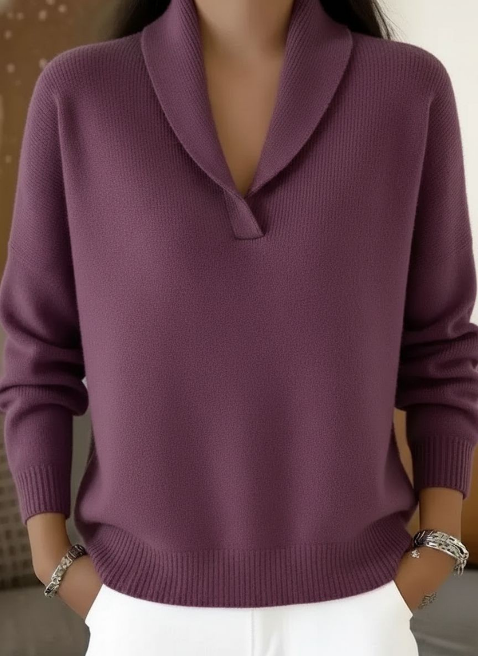 Marigold | The V-Neck Knit