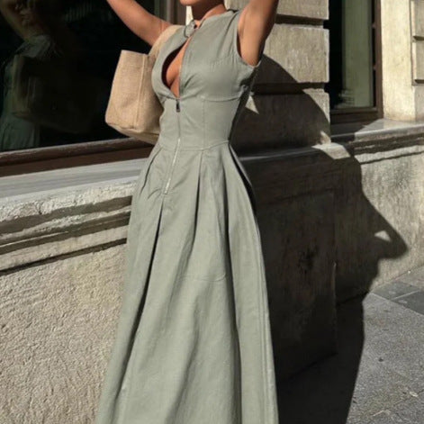 Isadora | The Sleeveless Sculpting Maxi Dress