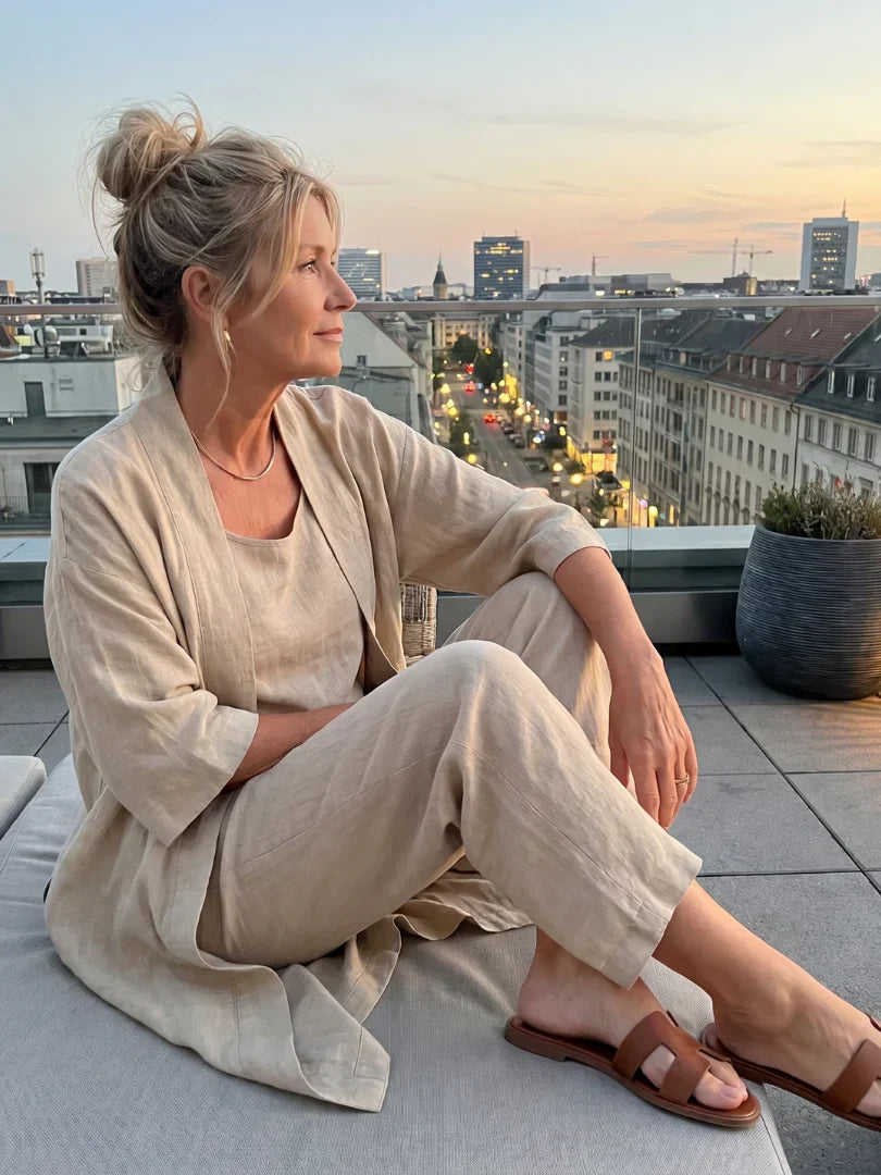 Winifred | The Relaxed Linen-Look Two-Piece