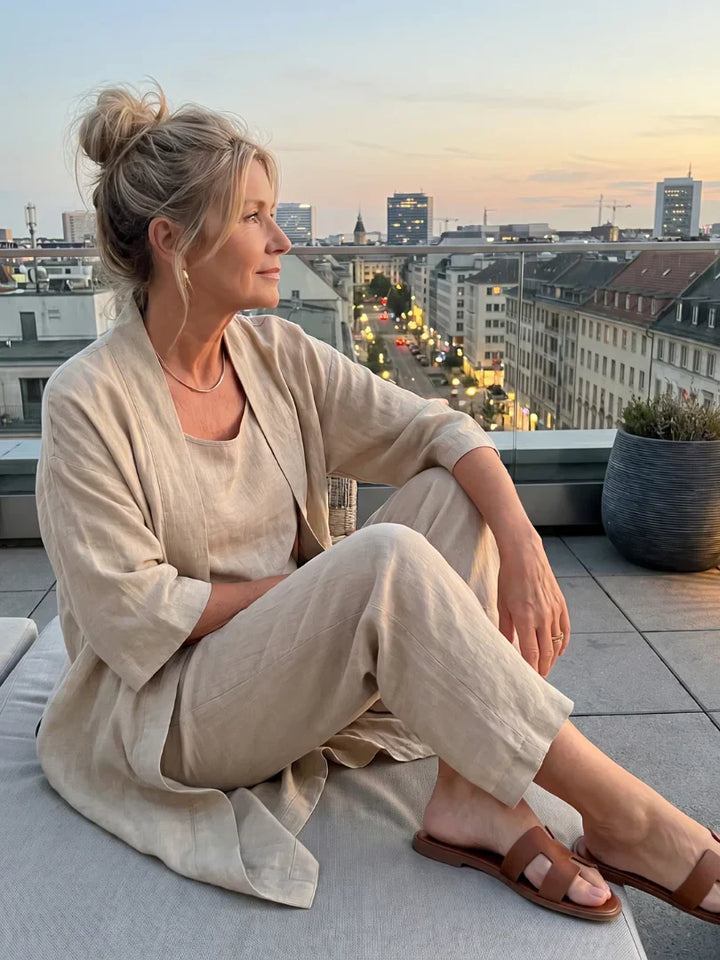 Winifred | The Relaxed Linen-Look Two-Piece