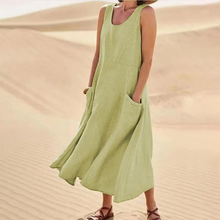 Tina Summer Linen Dress