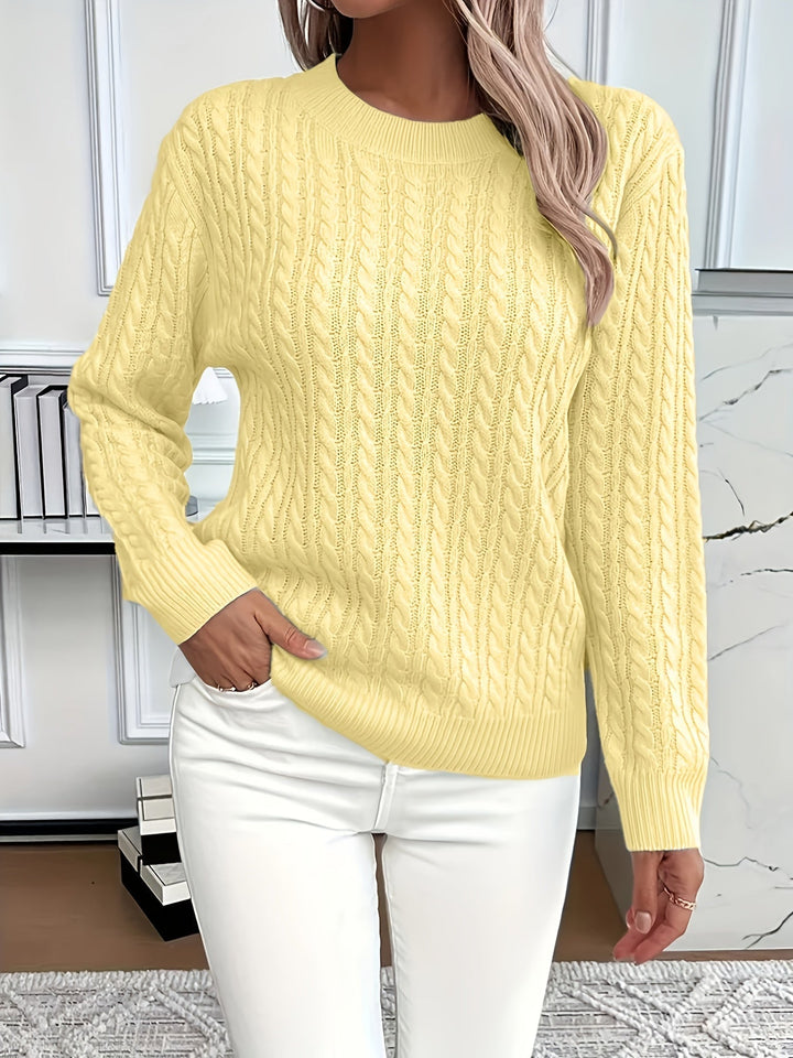BERNILA | WINTER CABLE KNIT JUMPER