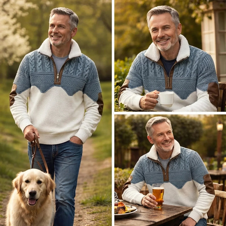 Arthur Half-Zip Heritage Jumper